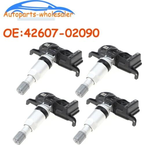 4 pcs/lot Car Accessories 42607-02090 4260702090 PMV-E100 TPMS Tire Pressure Monitor Sensor For Toyota Highlander