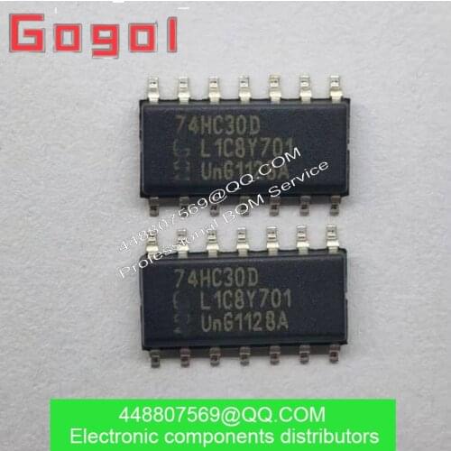 74HC30D 74HC30 74HC30D,652 SOP14 100% nuevo original 20unids/lote
