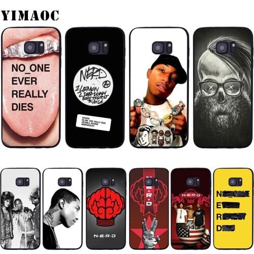 YIMAOC N.E.R.D No one Ever Really Dies NERD Case for Samsung Galaxy A7 A8 A9 A10 A20 A30 A40 A50 A70 M10 M20 M30 S10e J6 Plus