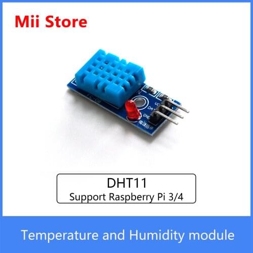 DHT11 Digital Temperature and Humidity Module DHT11 Sensor Support Raspberry Pi 3/4 With Dupont Line For Arduino DIY