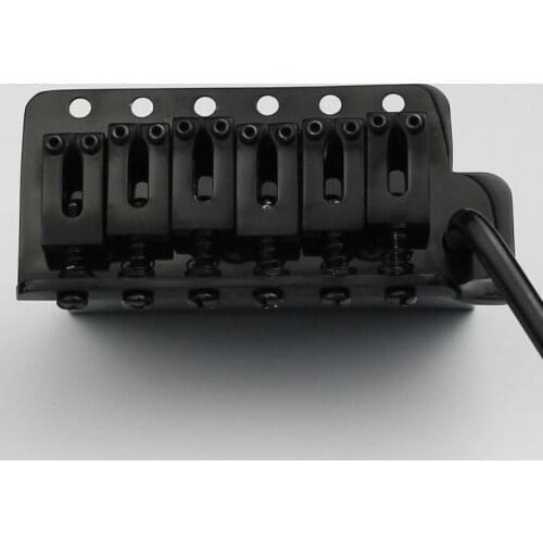 Electric guitar brigde zinc saddle string spacing 10.8MM BS106 Black