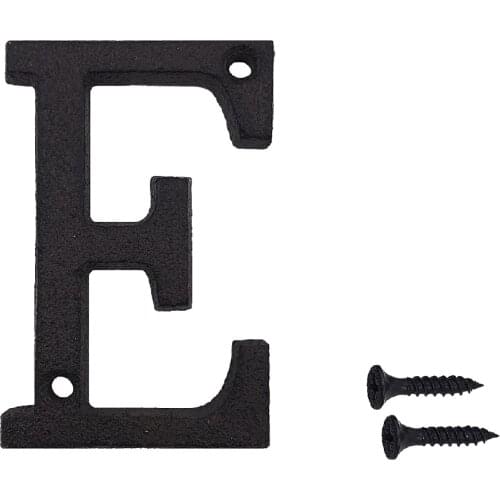 A to Z Metal Letter Sign Iron Alphabet Decorative Symbols for Personalize House Room Door Street Address Signs, with Screws
