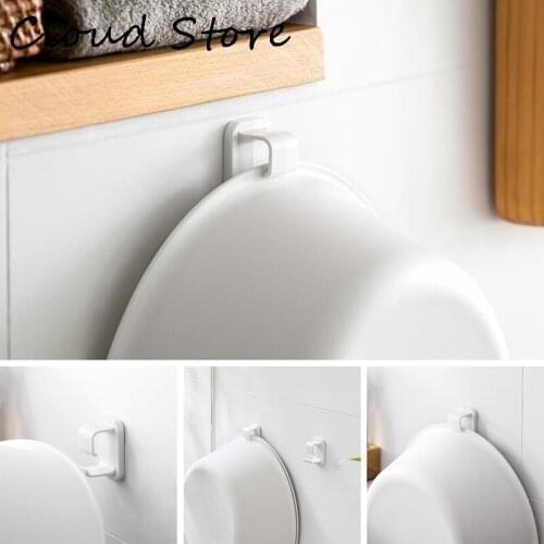 Multifunction Kitchen Bathroom Rack Basin Storage Rack Sucker Washbasin Holder Hook Bathroom Seamless Tracery Hook