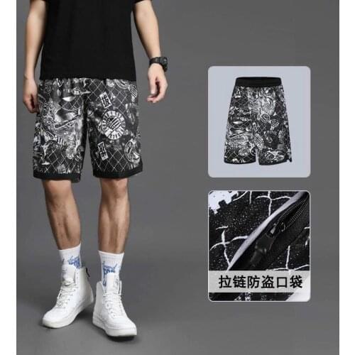 2021 Mens New Loose Sports Shorts Breathable Mens Sports Shorts Mens Basketball Pants Fashion All-match Street Boy Shorts