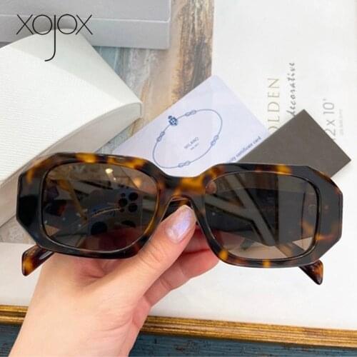 XojoX Vintage Sunglasses for Women Men Party Sun Glasses Luxury Square Goggles Brand Design Fashion Eyeglasses