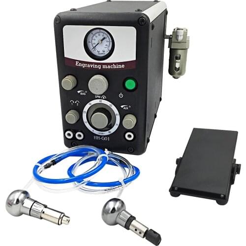 Hand Engraving & Stone Setting Tools GraverMax G8 Quick Setup Jewellery Making Tools Pneumatic Engraver Hand Engraving Machine