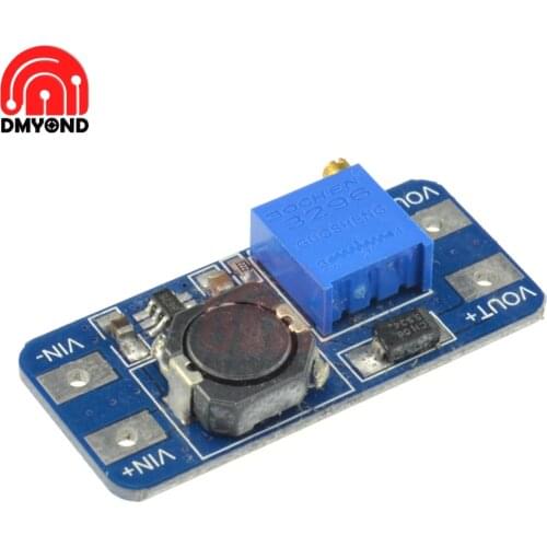 Boost Board MT3608 Step Up Converter Booster Power Supply Module Boost MAX output 28V 2A Adjustable Input DC 12V 24V Adjusting