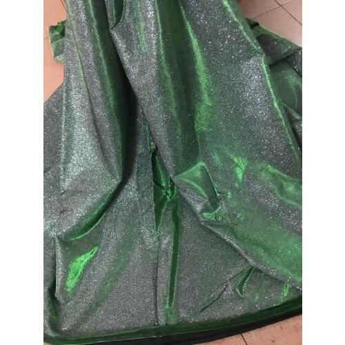 Glued glitter sequins Tulle Lace Fabric top Selling African Lace Fabric S-102720 Nigerian French Fabric 5 yards