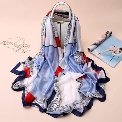 VIANOSI 2020 High Quality Digital Print Women Scarf Brand Shawls and Scarves Silk Scarf Foulard Femme Luxury Brand Wrap