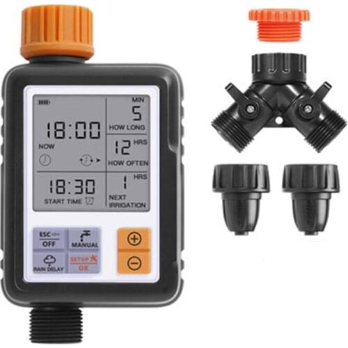 Garden Balcony Automatic Watering Device Watering Artifact High-Definition Large Screen Timing Smart Irrigation System Controlle