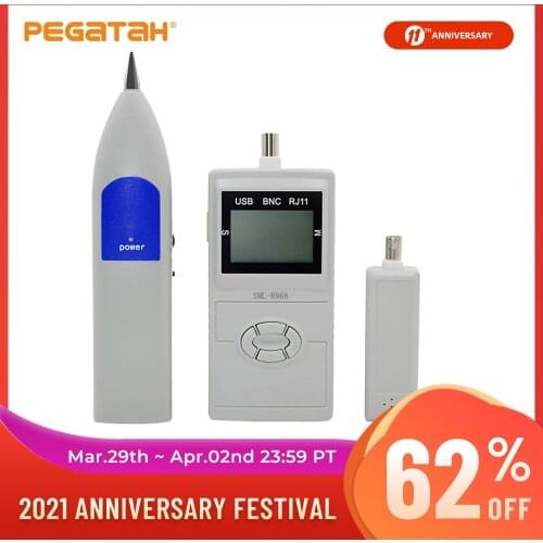 RJ45 Network Tool cable tracer USB Telephone line Finder wire length LAN Network Cable Tester with LCD display Cable tracker