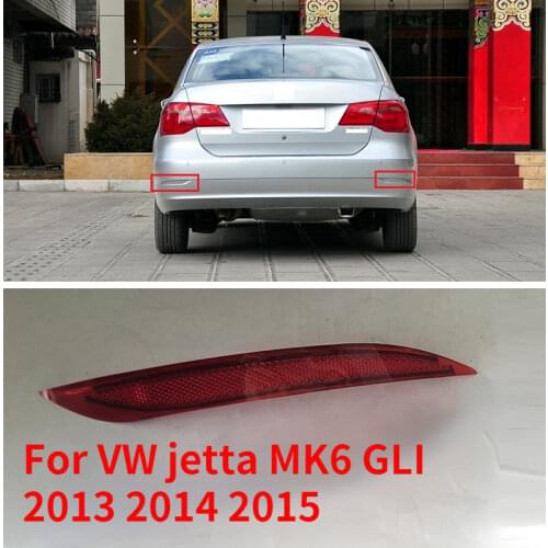 CAPQX For VW jetta MK6 GLI 2013 2014 2015 Rear Bumper Reflector Light Brake Light Rear Fog Lamp Foglight taillight withut Bulb