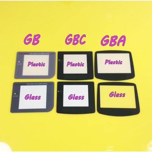 JCD plastic Glass Material Screen Lens Replacement for Gameboy GBA/GBC/GB Game Console