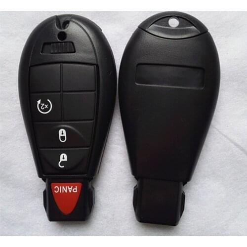 DAKATU 3+1 4 button Replacement car Key Shell Blank case for Chrysler Jeep Commander Grand Chero Smart Remote Key Fob