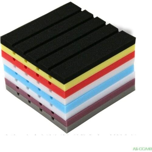 25*25cm Acoustic Panels Soundproof Wall Stickers Sponge Studio Foam Treatment Excellent Sound Insulation Sticker Decoration