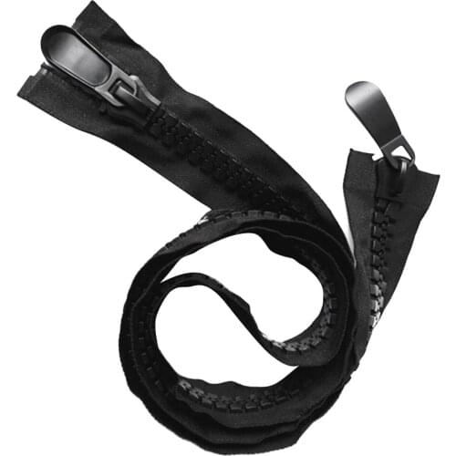 47' Black Resin Marine Separating Zipper #20 Bimini Top Boat Canvas Outdoor