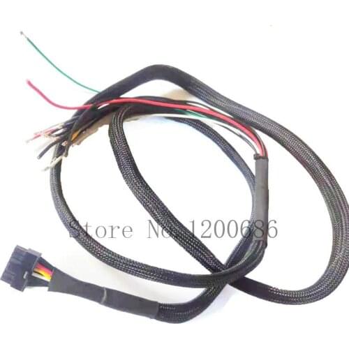 50CM 20AWG 43025-0408 4 Pin Micro-fit 3.0 Female Open End Connector With Black Braided Cable Sleeving Cover
