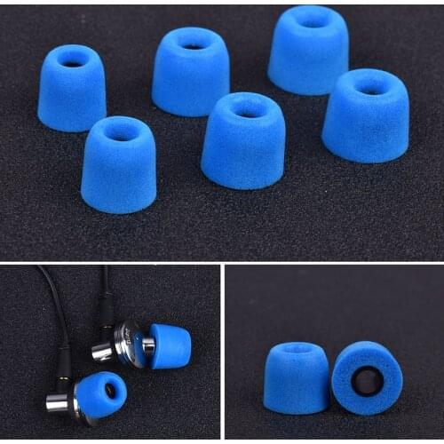 8 pcs/4 pair ANJIRUI T300 (L M S) 4mm Caliber Earphone tips Memory Foam Sponge ear pads for headphones C set Headset accessories
