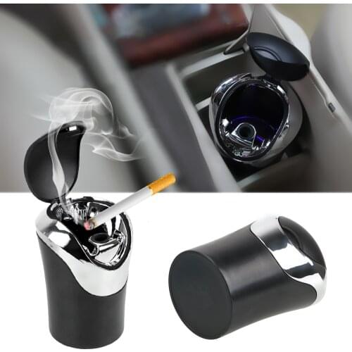 Interior Accessories Multifunction Storage Cup Holder Car Ashtray Smoke Ash Cylinder Cigarette Smoke Holder