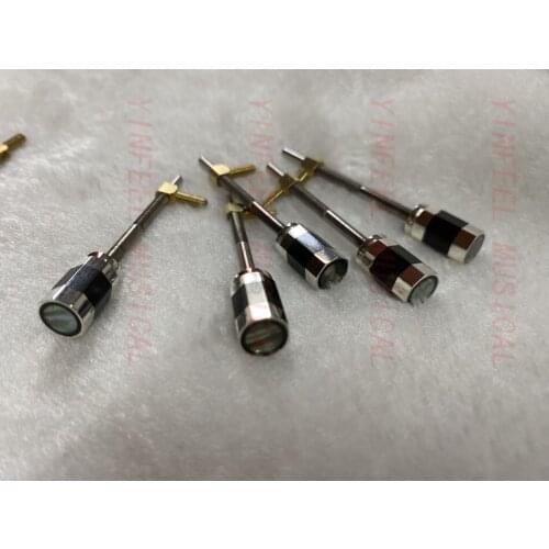 Free shipping HIGH QUALITY 5pcs silver SCREW cello Bow Screw and Eye,Silver Mount 4/4 cello bow parts