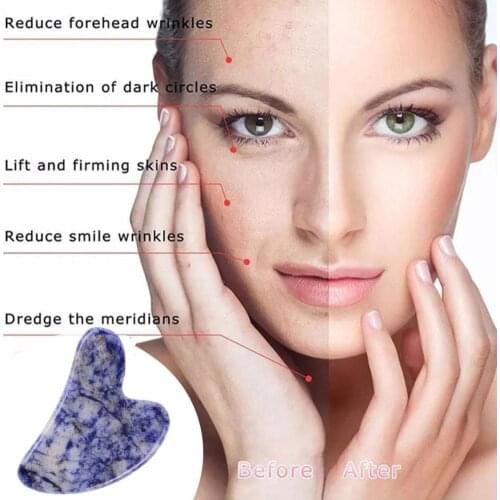 Massage Board Natural Jade Stone Face Lift Body Massage Lift Thin Beauty Slimming Neck Tool Relaxation Skin V8O1