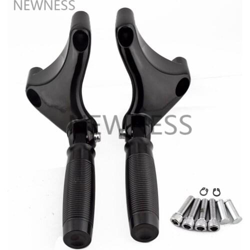Motorcycle Rear Foot peg Passenger Footrests Bracket Footpegs Foot Rests Pedal Mount For Harley Sportster XL 883 1200 2004-2013