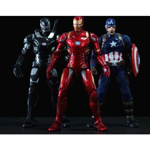 Avengers Genuine Spider-Man Iron Man Clint Barton Vision Captain America Hulk Thanos Model Figure Doll Child Adult Toys