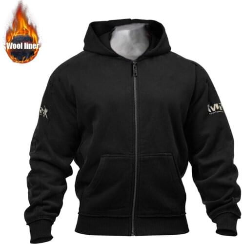 Men winter hooded bodybuilding training sweater loose sportwear musclewear suit MEN warm sweat shirt hoodies cardigan coat