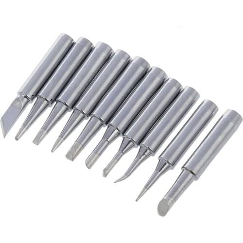 GTBL 10 Tip Set Tips Soldering Tip Set for Soldering Iron 900-T-I/ BK/ 1.6D/ 2.4D/ 3.0D/ 2C/ 3C/ 4C NEW