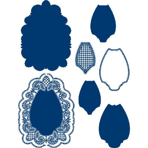 New 2021 Consideration Pear Frame Metal Cutting Dies for DIY Scrapbooking and Card Making Decorative Embossing Craft No Stamp