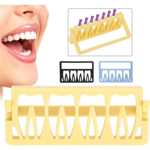 3 Colors 8 Holes Autoclavable Endodontic Drill Stand Root Canal Therapy Files Holder