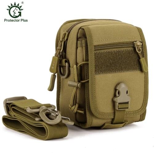 5.5" Phone Outdoor Camping Hiking Camousflage Molle Waist Bag Tactical Combat Military Running Waterproof Shoulder Backpack