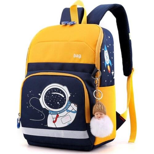 Astronaut printed Russian style school backpacks for boys girls Primary Satchel Boy Knapsack Girl Backpack For School Space Bags