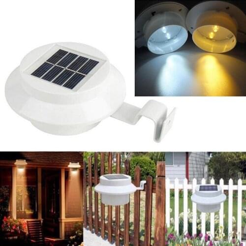 Solar LED fence lamp solar wall lamp is used for outdoor lighting fence lamp such as garden corridor and courtyard