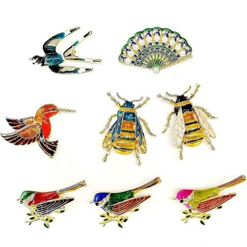 YHJ Gold Brooches For Clothes