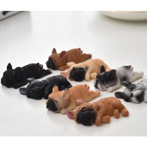 Funny French Bulldog Puppy Sleeping Dog Fridge Magnet Refrigerator Decor