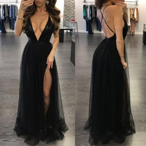 Summer Red Black Robe Maxi Style Dress Women Boho Long Chiffon Dress Ruffles Wrap Casual Deep V-Neck Sexy Party Dress 2019 New