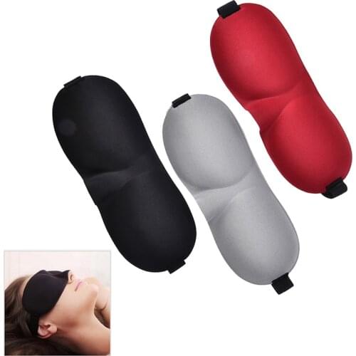 1Pc Soft Blindfold Travel Eyepatch 3D Sleep Mask Natural Sleeping Eye Mask Eyeshade Cover Shade Eye Patch Women Men