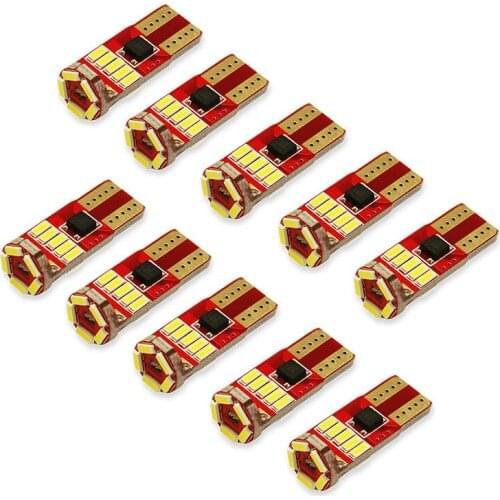 10PCS T10 4014 15SMD Clearance Lights White 6000K W5W 194 LED Car Lamps Bulbs