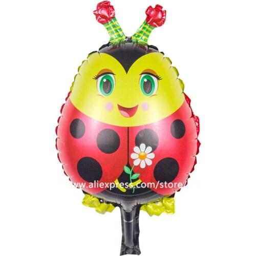 10pcs/lot Wholesale balloons Babys Gift butterfly ladybug frog first birthday party balloon decoration toy