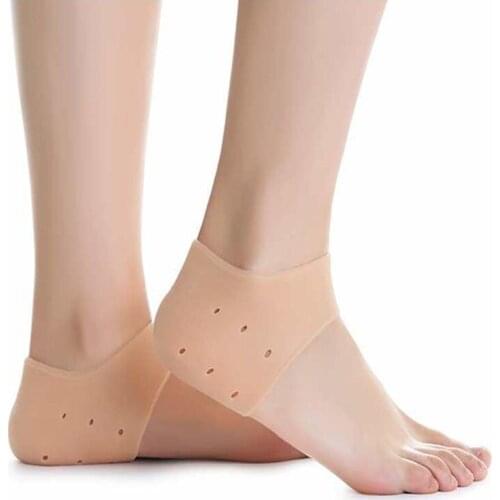 2pc Silicone Moisturizing Gel Heel Sock Cracked Foot Skin Gel Care Support Protector Socks Functional socks best