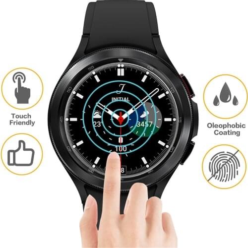 5pcs For Samsung Galaxy Watch 4 40mm 44mm / Watch4 Classic 42mm 46mm 2.5D Tempered Glass Film Screen Protector