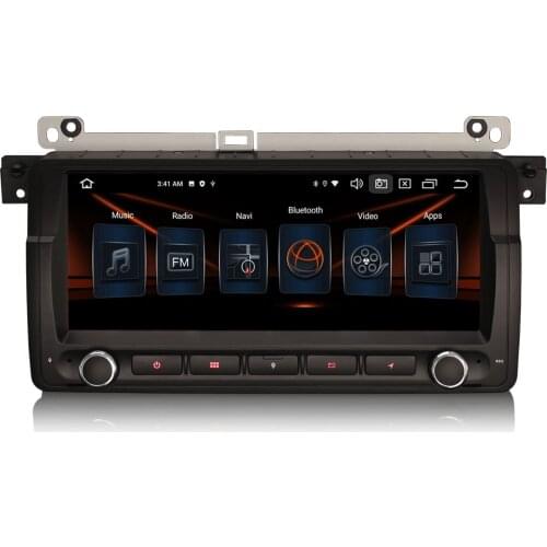 8.8" Android 10.0 OS Car Multimedia GPS Radio System Player for BMW E46/318/320/325/M3 1998-2006 with Split Screen Support