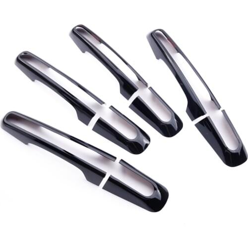 8Pcs/Set Car Door Handle Cover Trim Frame Moulding Gloosy Black fit for Land Rover Range Rover Sport 2014 2015 2016 2017
