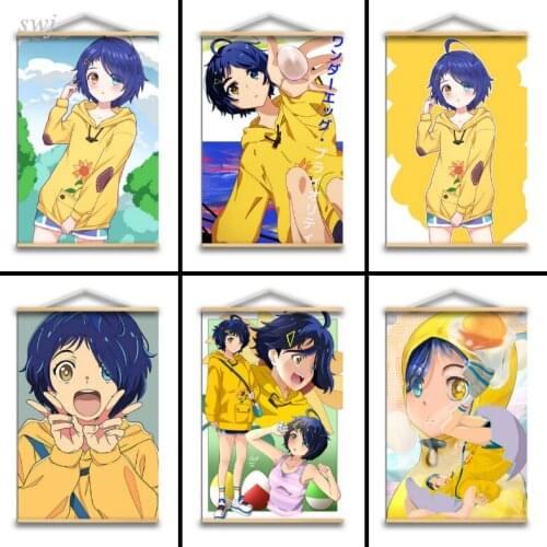 Anime Posters Canvas Painting Wonder Egg Priority Wall Decor Posters Wall Art Decoration Painting Home Decor Picture Room Decor