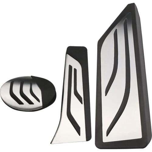 Car Pedales For BMW X1 F48 2015 - 2019 2-Series Touring 218i 220i 220d 225xe AT LHD Accelerator Foot Rest Pedals Pad Accessories