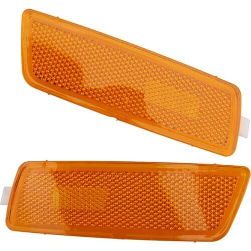 1K5945071 1K5945072 1 Pair Front Yellow Lens Bumper Side Marker Light Lamp Housing Fit for VW Golf GTI Jetta Rabbit MK5 2008