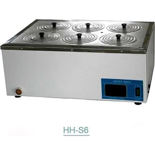 Digital display thermostatic water bath / six-hole water bath / constant temperature water tank / water temperature box HH-S6