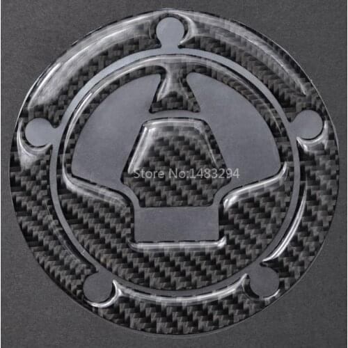 Fuel Gas Tank Cap Sticker 3D Carbon Fiber Protector Decal Decotactive Trim For Kawasaki Ninja 650R/Ninja 1000 ZX10R/ZX14/ZX6R