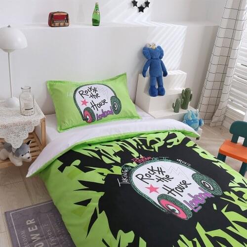 Cartoon Pattern Childrens Bedroom Duvet Cover (including Pillowcase) Single/double/queen 2/3PS For Boys And Girls